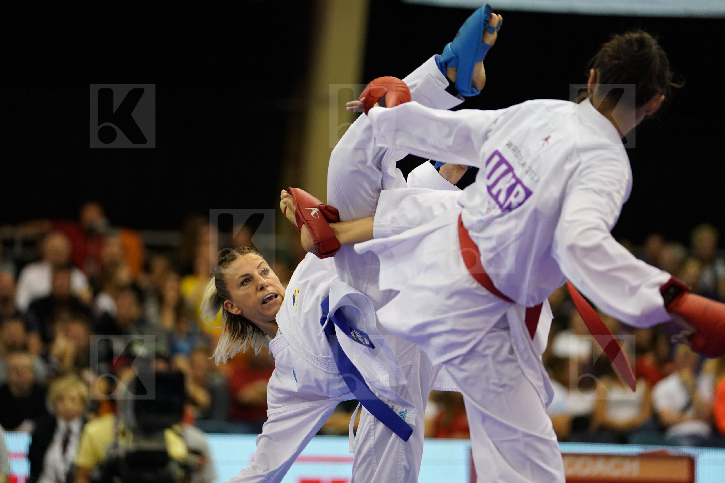 Female Kumite -50kg France Kryva Kateryna Recchia Alexandra Ukraine